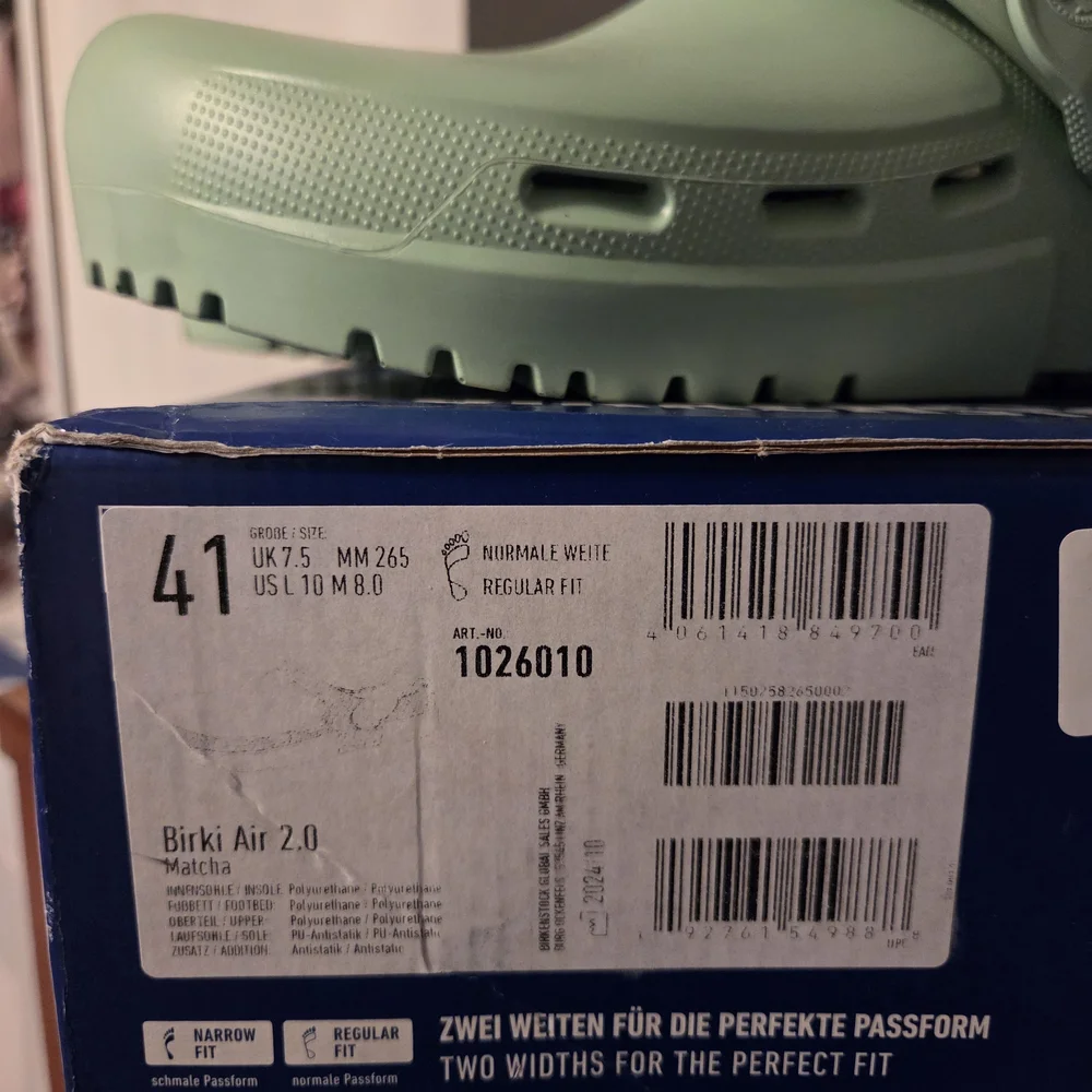 Birkenstock Birki Air 2.0  - Matcha Green - Picture 2 of 5